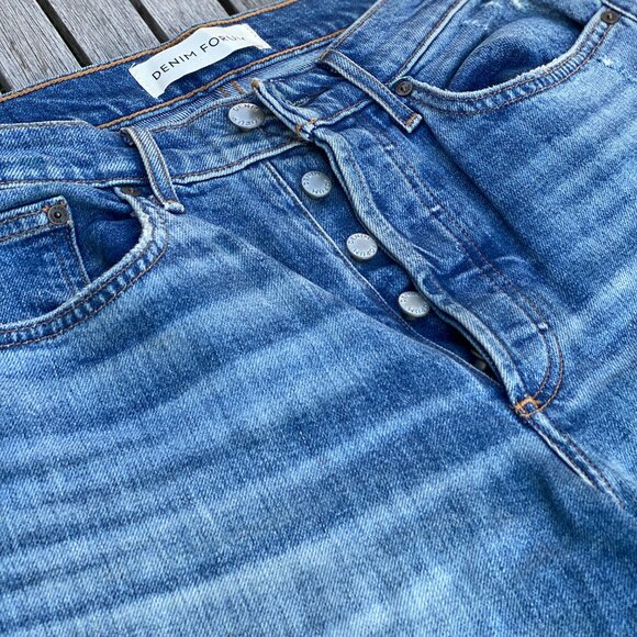 Denim Forum | The Arlo High-Rise Straight Jeans | Size 29 - Picture 6 of 13